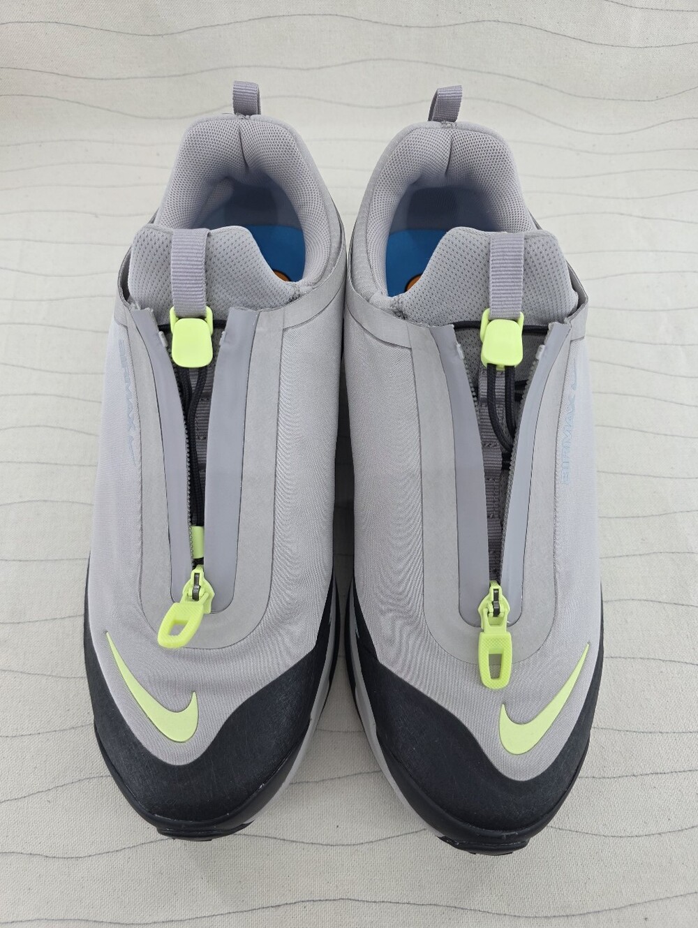 Nike Mens Air Max Dn Roam College Grey Lemon Twist Sneakers HQ8605-003 Sz 9.5 - Picture 4 of 11